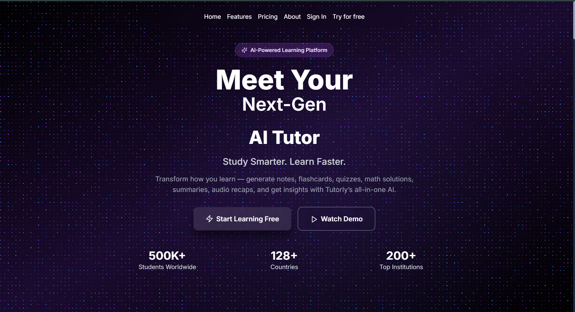 Tutorly – AI-Powered Educational Assistant